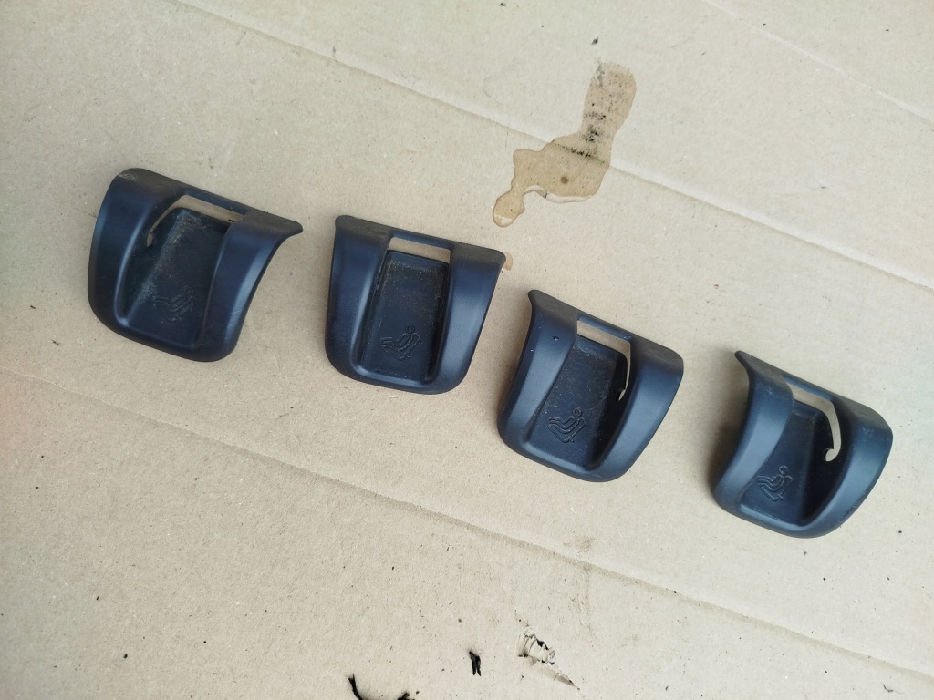 Купить Заглушка крепления isofix audi a3 8p 8p0887233 8p0887187 чёрные комплект