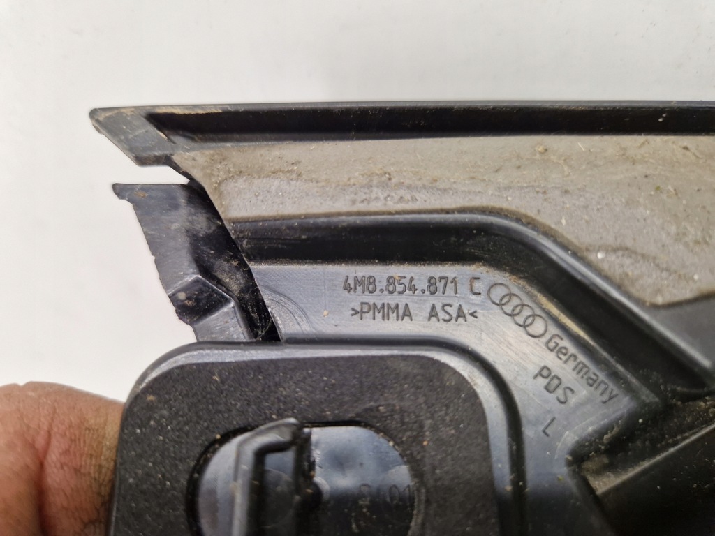 фото №10, Audi rsq8 q8 4m молдинг защита стойка стекло крышки левая