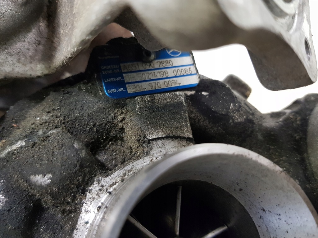 фото №7, Mercedes w204 w212 sprinter 2.2 cdi турбонагнетателя би-турбо a6510902880 fv