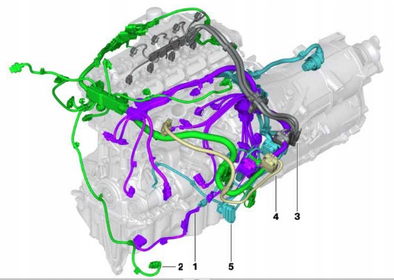 фото №9, Bmw g30 g11 g32 жгут провода двигателя коробки