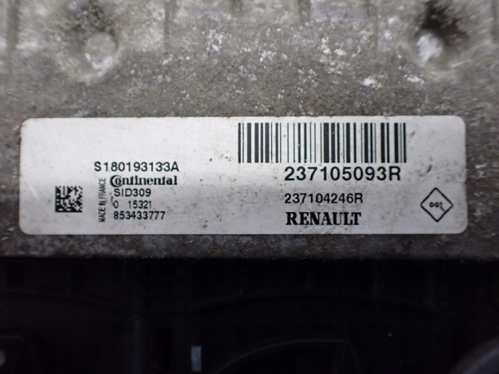 Бортовий комп'ютер двигуна 237105093r 237104246r renault master iii 2.3 dci 15r Оригінал