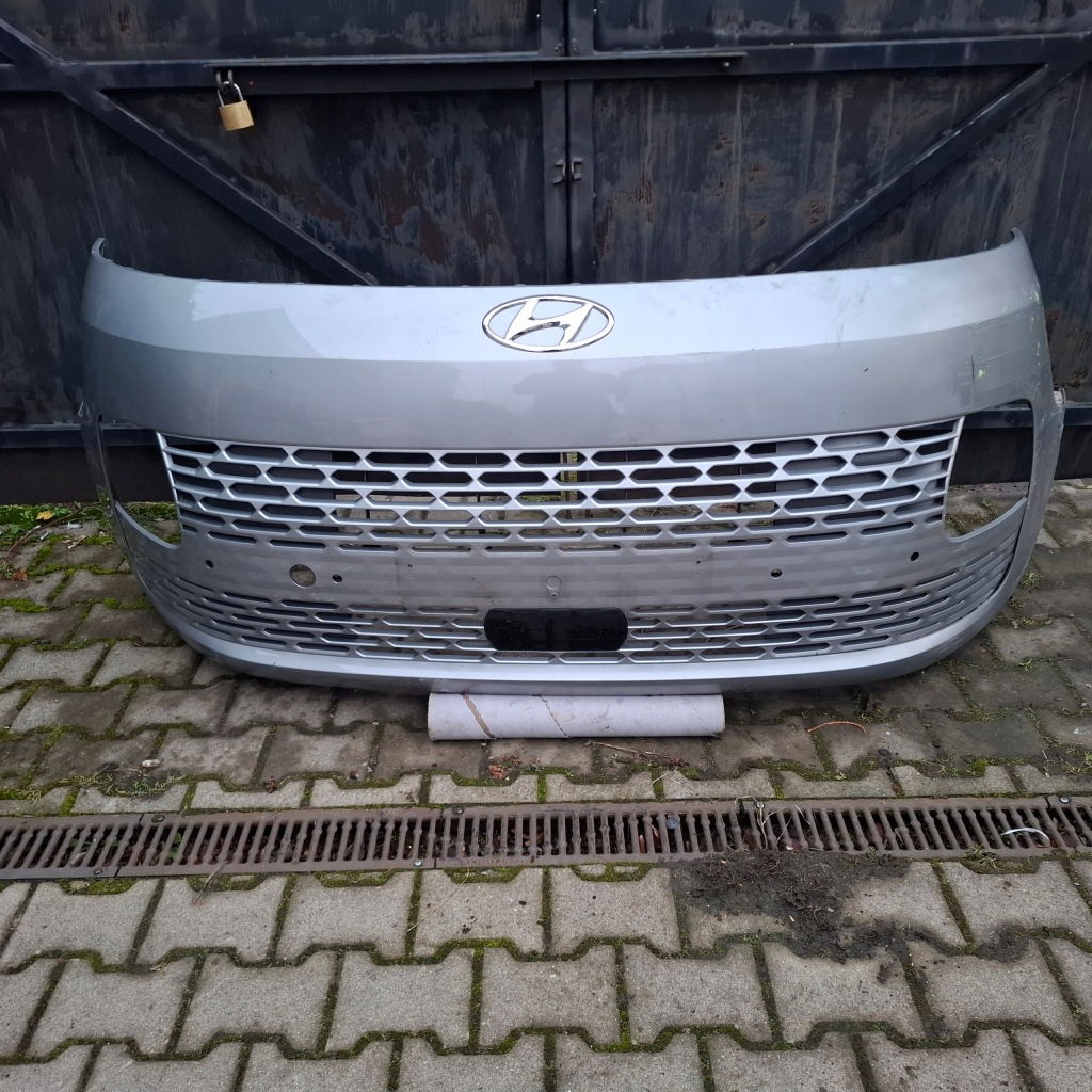 фото №1, Hyundai staria 2022- бампер перед передний решётка радиатора решётка dół спойлер