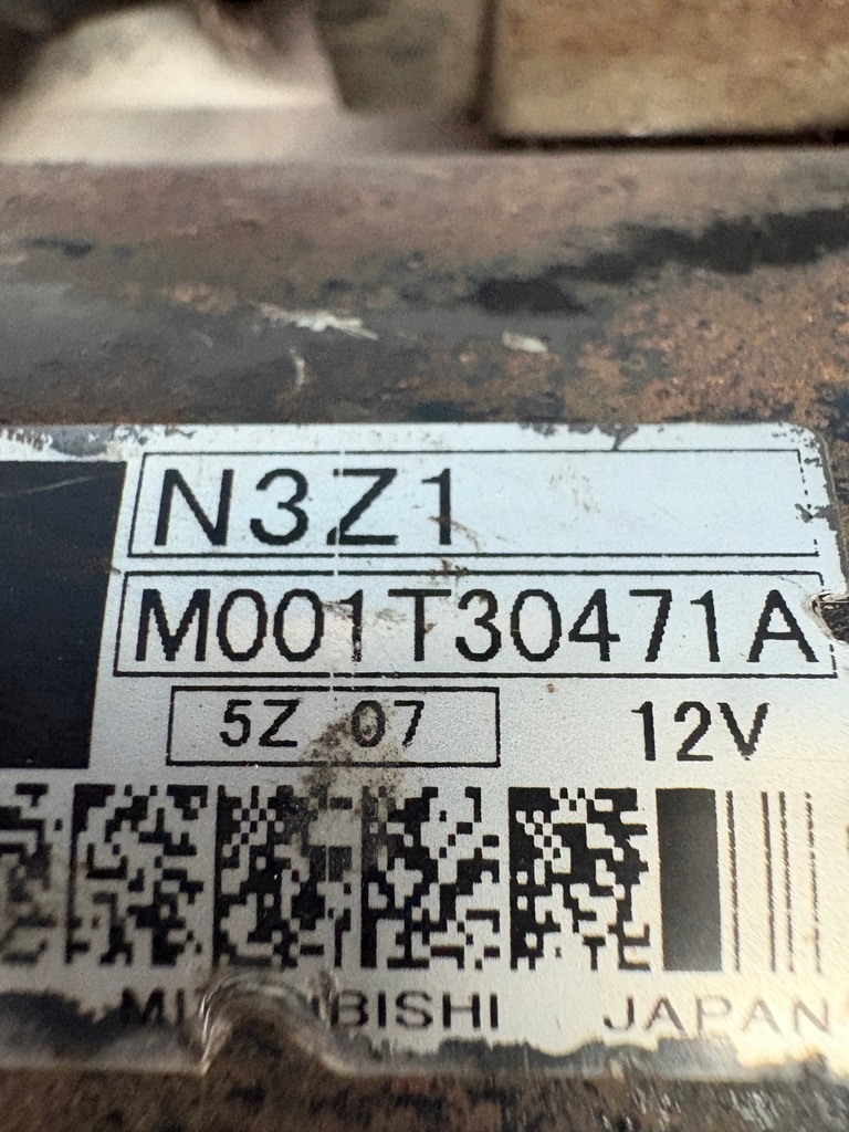 фото №3, Стартер mazda rx-8 m001t30471a