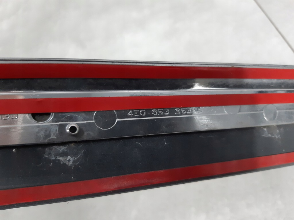 фото №11, Audi a8 d3 молдинг дверь хром левый перед 4e0853963