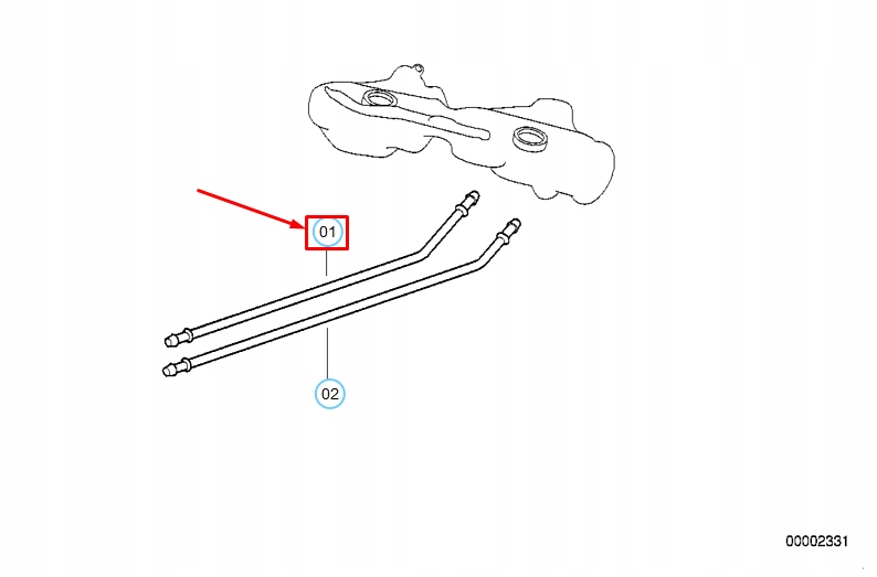 фото №8, Bmw m3 e36 шланг топливный задний 16112228041 2228041 оригинальный