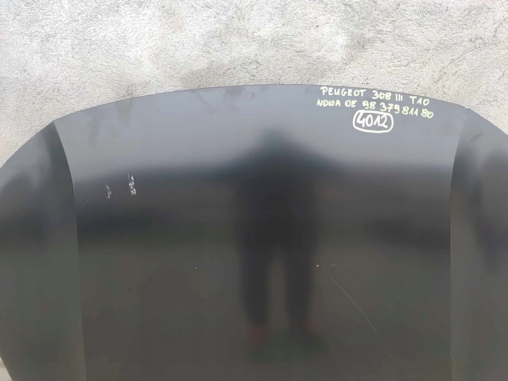 фото №5, Peugeot 308 iii t10 21- капот крышка двигателя nowa оригинал 4012