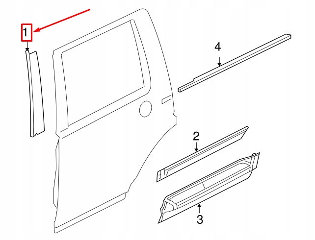 фото №1, Блок двигуна молдинг двері задня land rover freelander 2 оригінальний номер