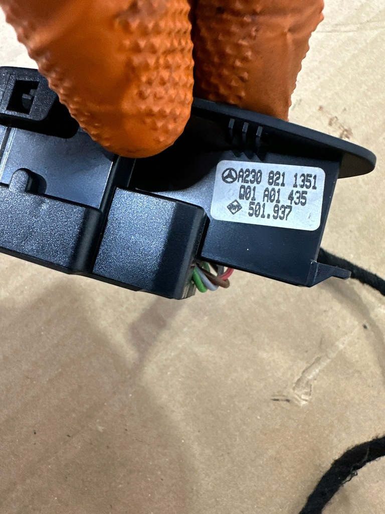 фото №12, Переключатель окон левый, кнопка, панель mercedes sl r230, w230 europa