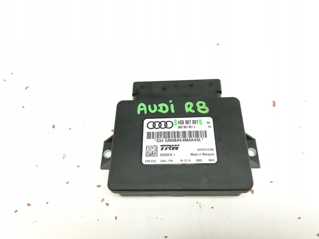 фото №3, Audi r8 модуль тормоза ручного 4s0907801 org