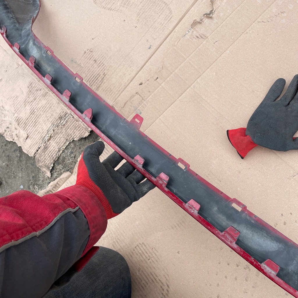 фото №11, Ford mustang mach-e 20- накладка нижняя молдинг бампера перед lj8b-17f771-aw