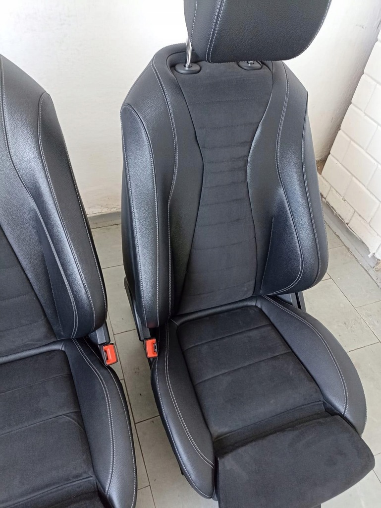 фото №5, Mercedes w213 e klasa amg сиденье сиденья заднее сиденье комплект кожа alcantara