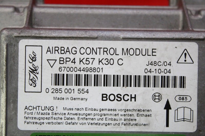 фото №6, Модуль датчик подушка безопасности подушек bp4k57k30c mazda 3 1 i bk 03-06