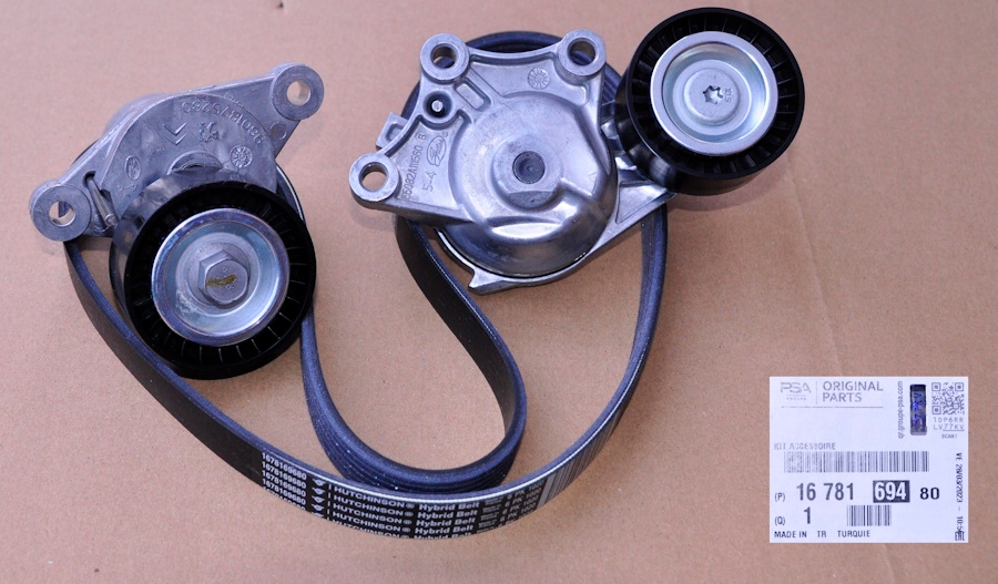 Набор натяжитель ремень оборудование 1.6 hdi citoren peugeot 1678169480 оригинал Недорого