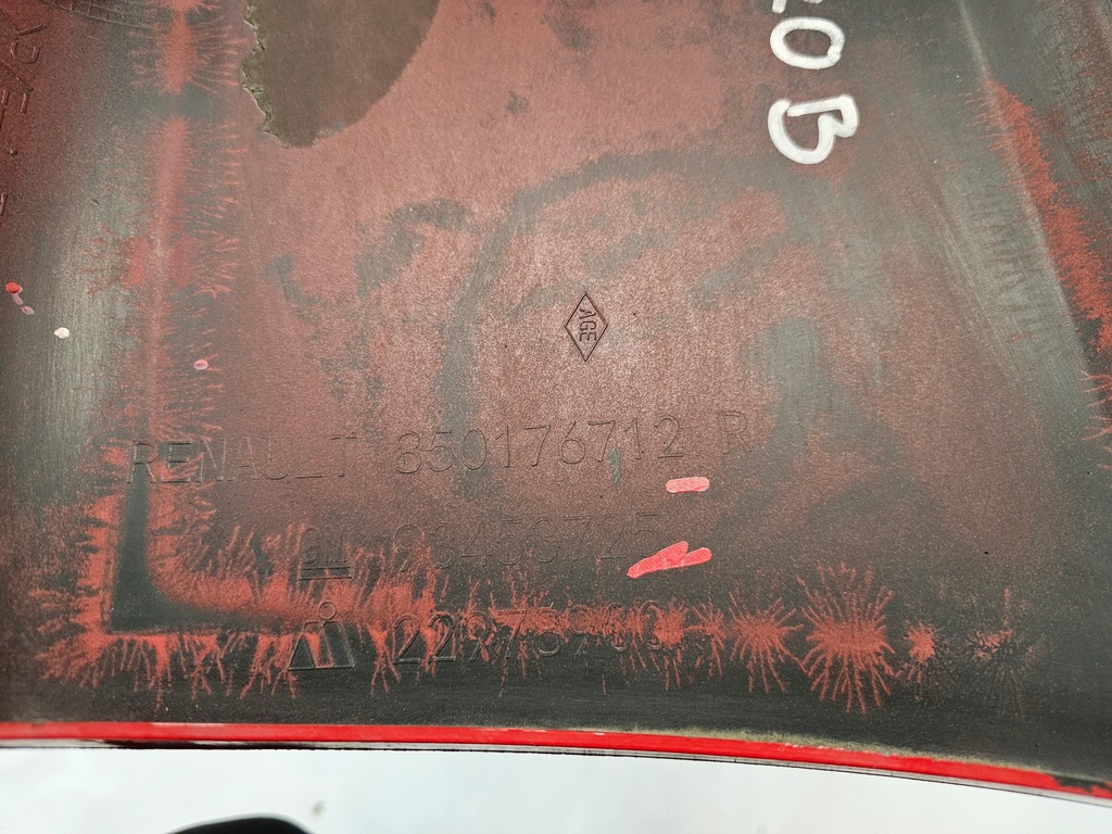 фото №13, Renault trafic iii opel vivaro b уголок бампера левый задняя 850176712r