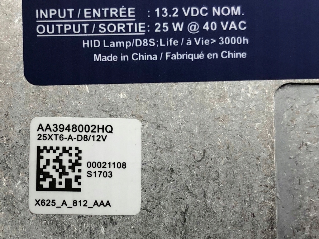 фото №9, Модуль ксенон лівий правий d8s d8r 25xt6-a-d8/12v 10r-044663 aa6557900dg