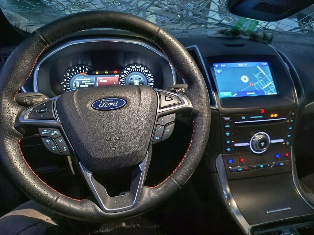 фото №15, Сидіння електрика пам'ять вентильовані підігрів заднє сидіння ford edge ii lift st-line