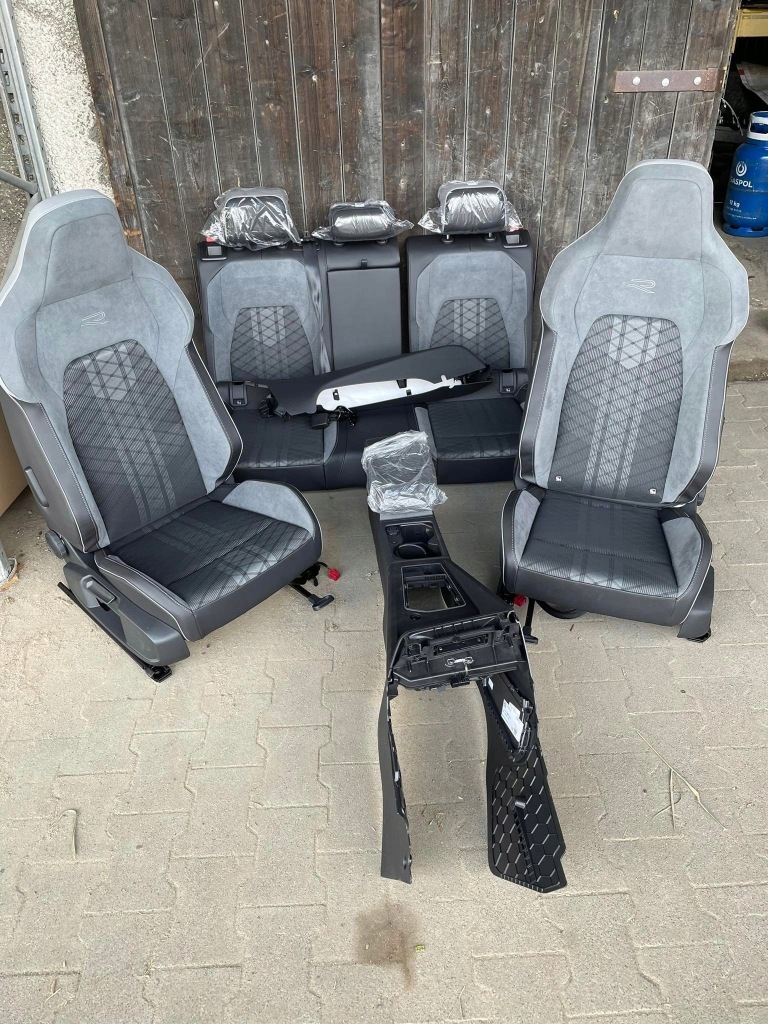 фото №13, Vw golf 8 viii r сиденья ковшеобразные туннель обшивки