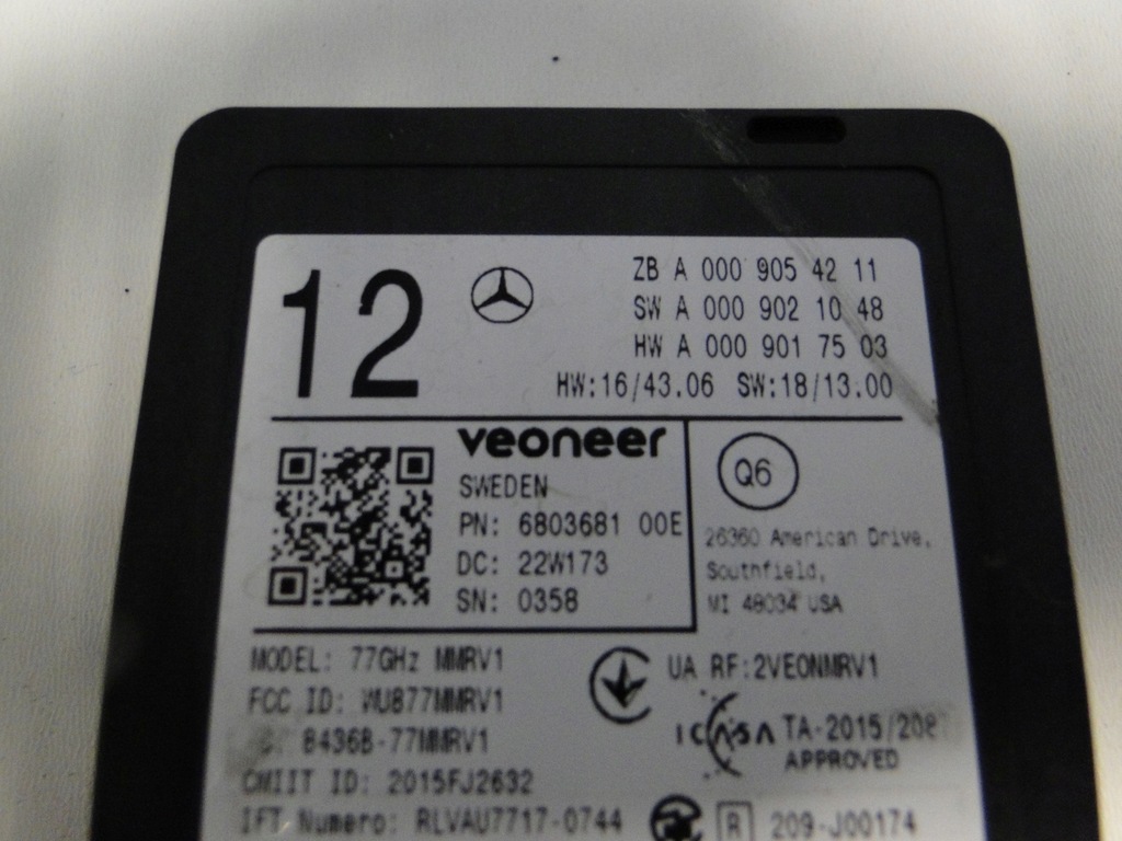 фото №6, Mercedes cls 257 w257 радар датчик датчик модуль