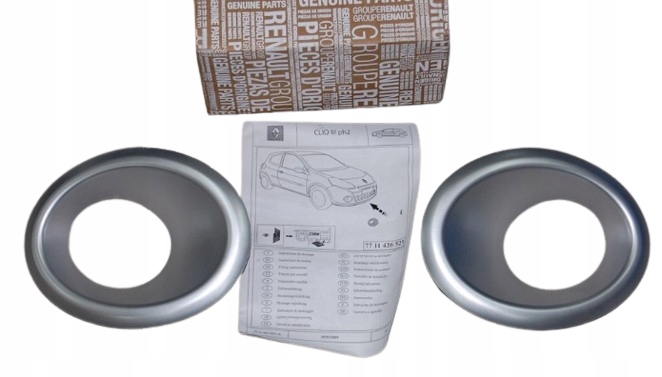 фото №1, Oryg защита защита противотуманной фары противотуманная фара kpl. перед renault clio iii