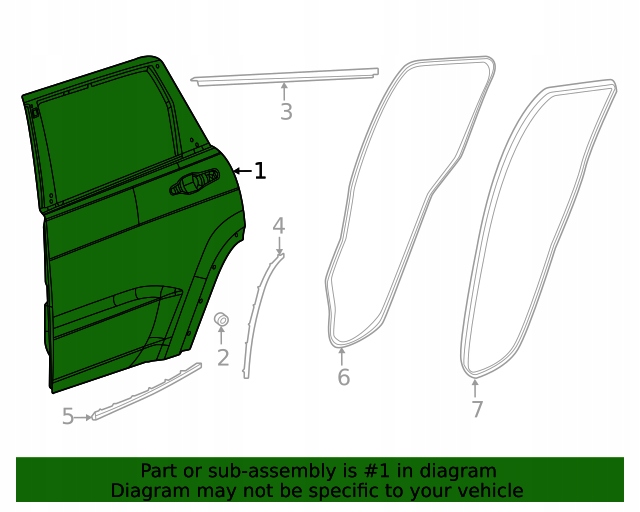 фото №1, Дверь jeep grand cherokee wl