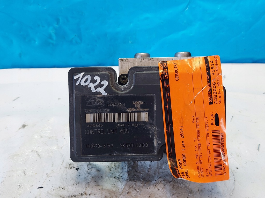 фото №1, Насос abs opel combo 2014r 10097016153