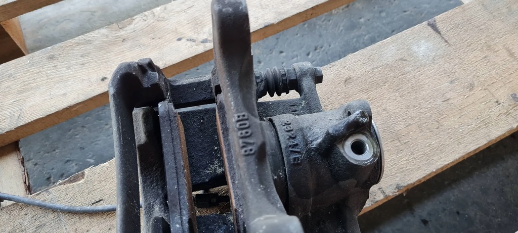 фото №8, Q7 4m ii суппорт тормозной правый задняя задний 350mm bez моторчик s4 b9 s5 8w