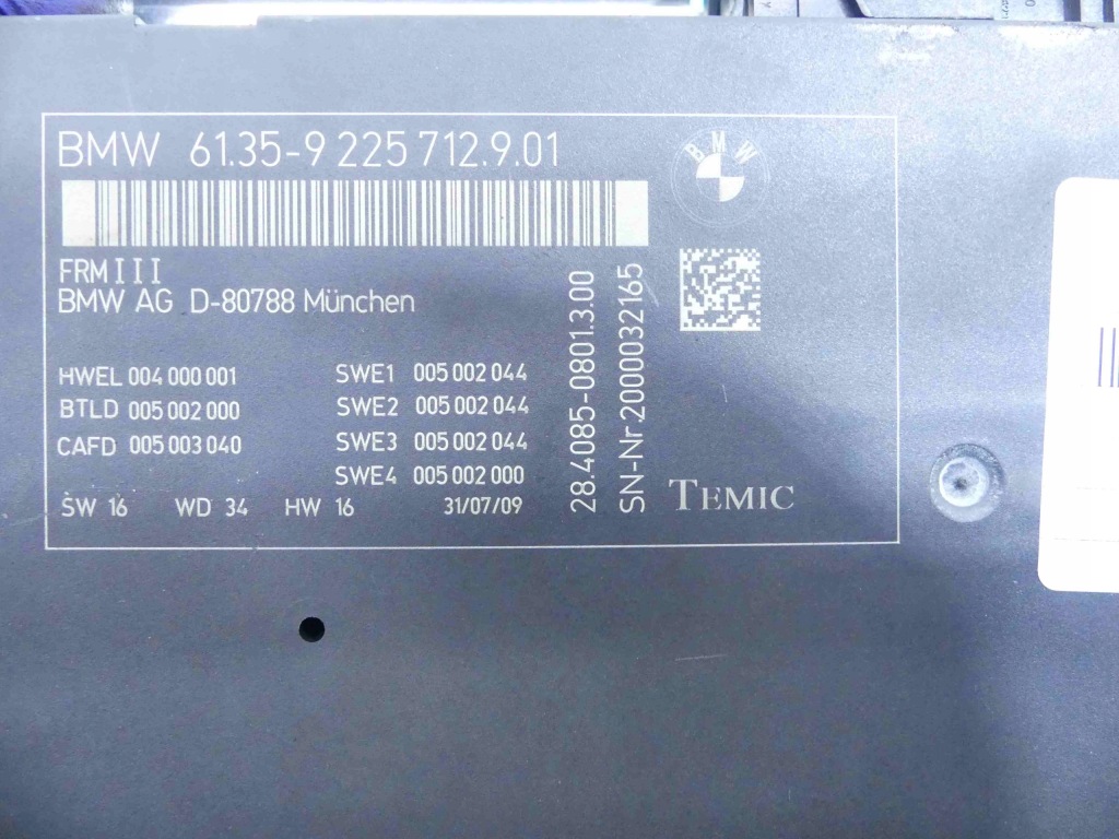 Купити Блок керування модуль світла bmw 7 f01 9225712