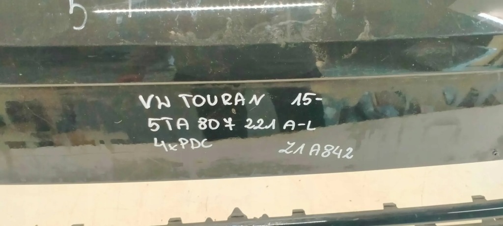 5ta807221 vw touran 2 2 5ta 2015- бампер передний передок  4xpdc a-l с Разборки