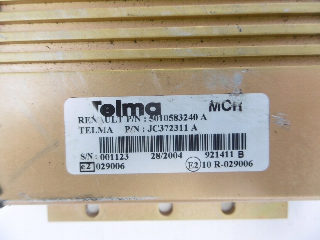 фото №8, Модуль кассета блок управления mcr telma renault magnum