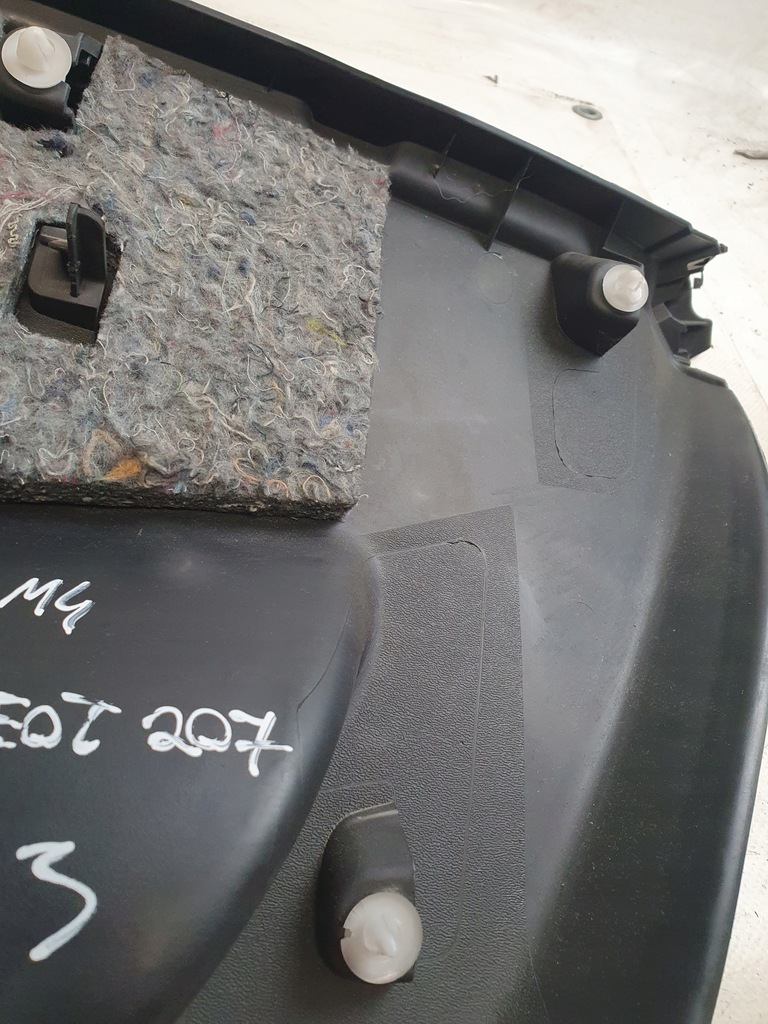 фото №8, Оббивка пластик кришки багажника peugeot 207 hb 06-09r.