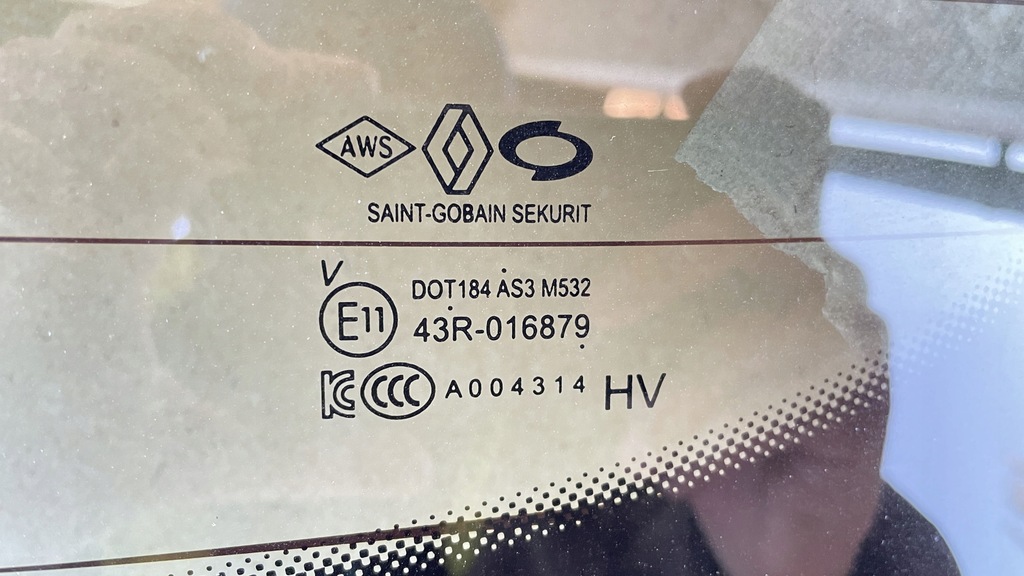 фото №4, Renault koleos ii 2 скло задня кришки задня