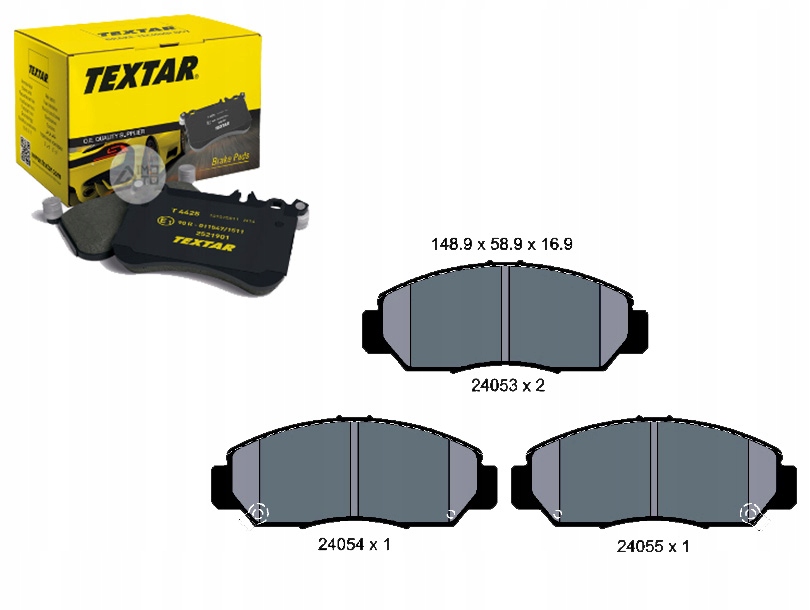 фото №1, Tex2405301 гальмівні колодки ham. honda перед fr-v 05-
