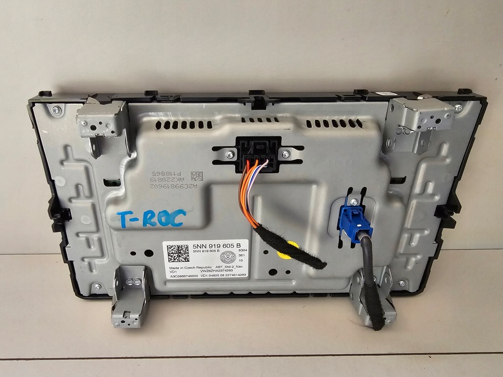 фото №9, Радіо зчитувач навігація дисплей vw volkswagen t-roc 3g5035820k