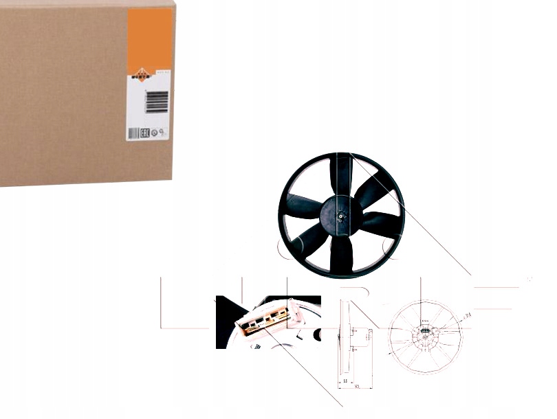 47402 вентилятор радиатор. vw в Украине