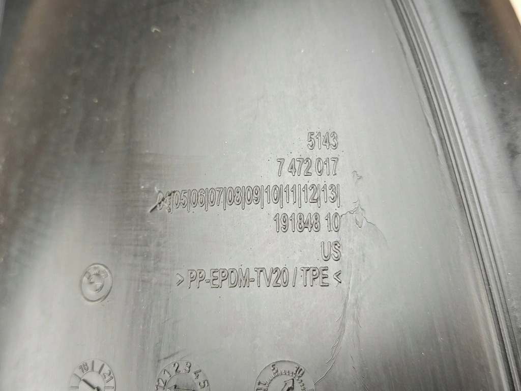 Оригинальная защита накладка крыла левый перед bmw x6 g06 lci 7472017 12km Киев