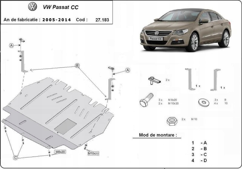 фото №2, Крышка багажника pod двигатель vw passat cc 05-2014