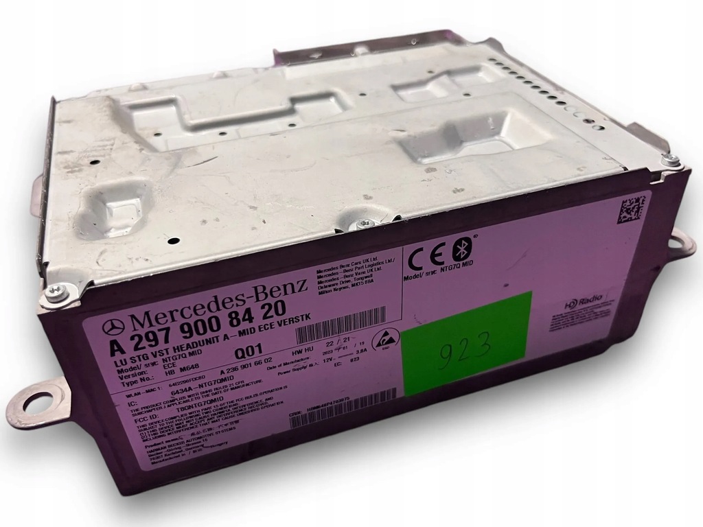 фото №1, Mercedes eqs v297 радио navi 2979008420 #923 m