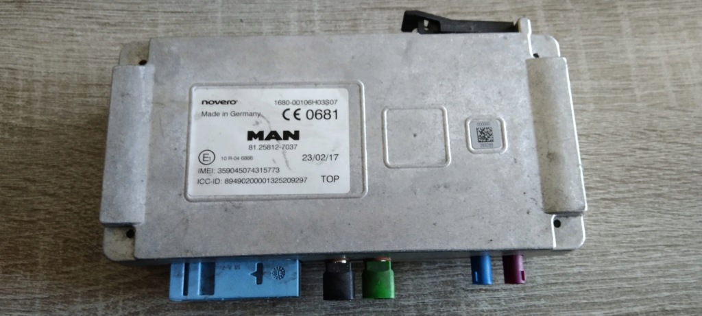 фото №1, Модуль блок управления gps man 81258127037