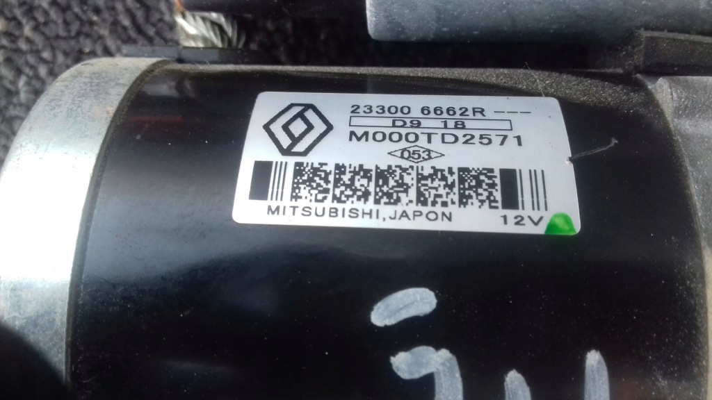 Стартер 233006662r renault captur 1.3tce Ціна
