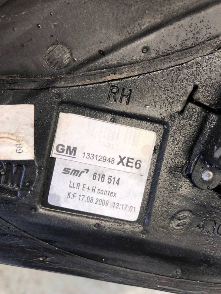 Зеркало правое 5 pin opel astra h 5d 13312948 с Разборки