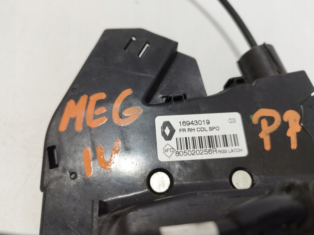 фото №4, Renault megane iv замок дверь правый перед