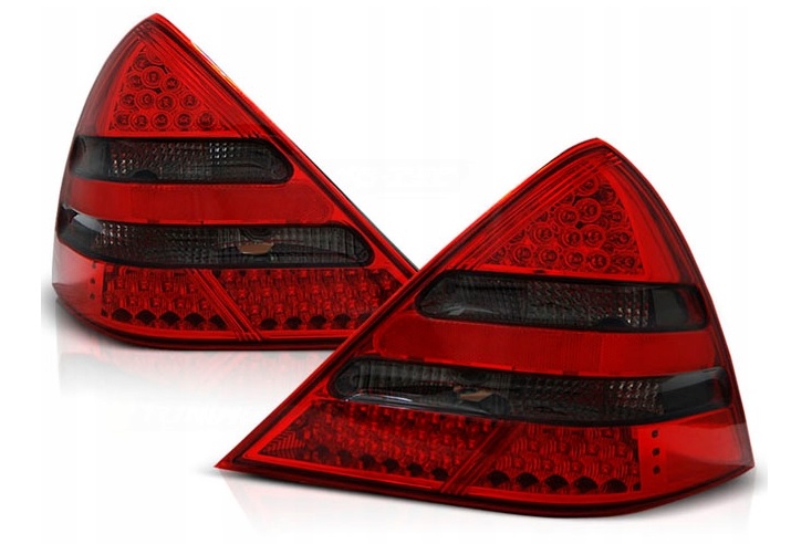 фото №1, Лампы задняя led светодиодный red smoke mercedes slk r 170