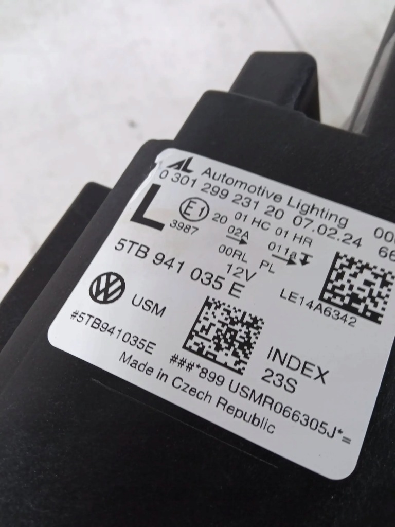 фото №10, Vw touran iii лампа лівий перед передня ліва full led basic комплектна