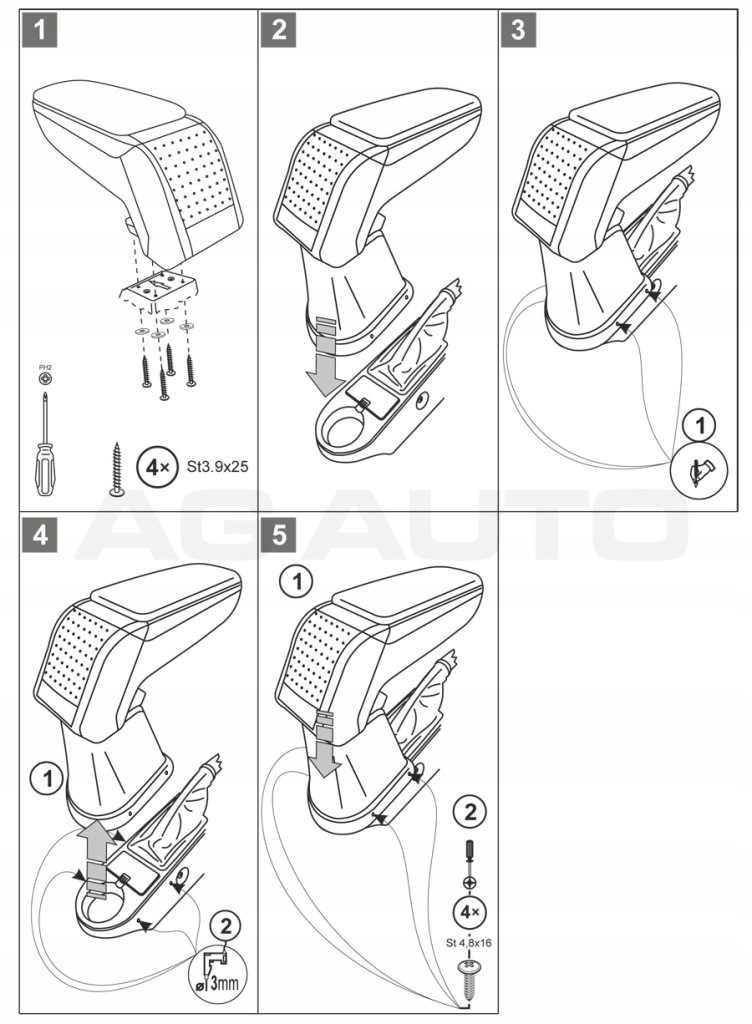 фото №7, Підлокітник стандарт opel tigra b 10/2004-