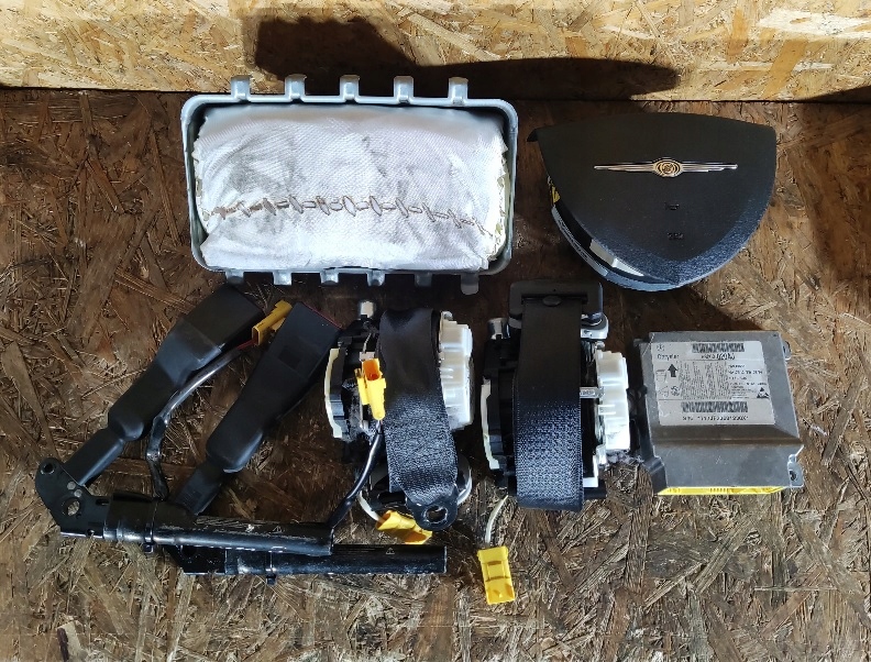 фото №1, Набор подушка безопасности chrysler voyager v 2008 - 2016 rok