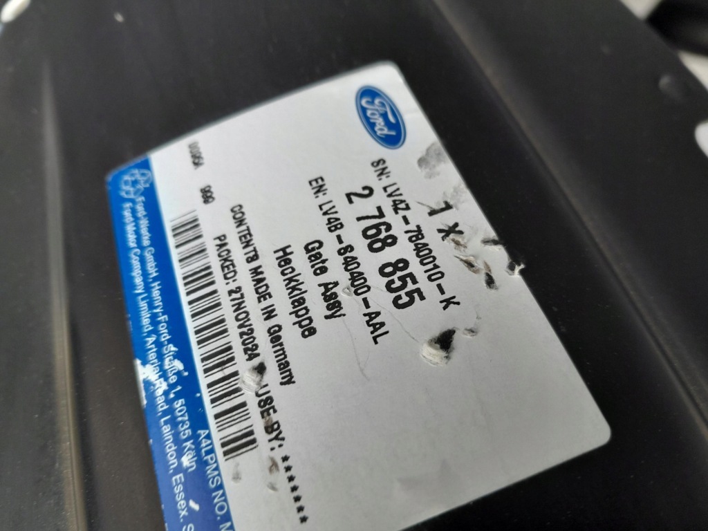 фото №7, Ford kuga mk3 20- крышка багажника задняя задняя oryg