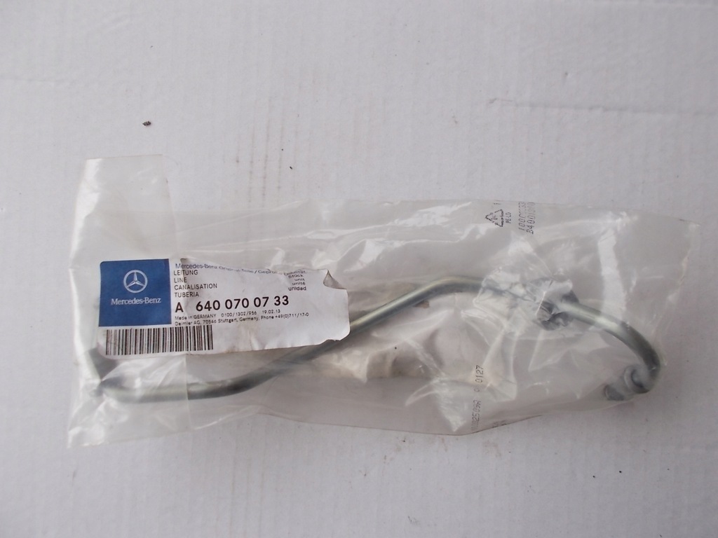 фото №1, Mercedes b w245 шланг насоса впрыска новый