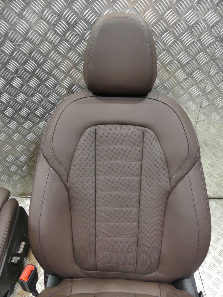 фото №14, Bmw x4 g02 оббивка сидіння заднє сидіння обшивки vernasca mokka вентиляція 15 km