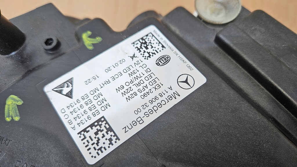 фото №10, Лампа правая перед mercedes cla multibeam led a1189063200