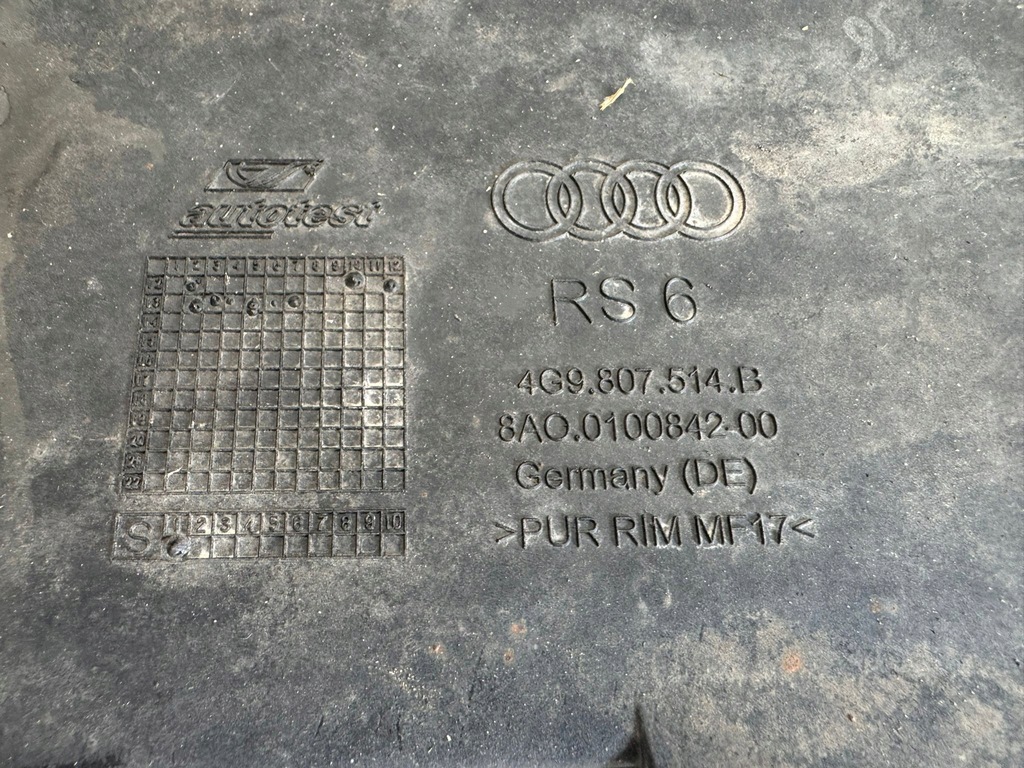 фото №9, Audi rs6 c7 спойлер дифузор бампера задня 4g9807514b